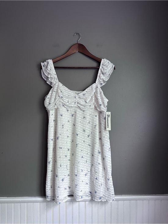 No Boundaries Dresses & Skirts - No Boundaries Double Ruffle Ruched Mini Dress Women's Size M | XL